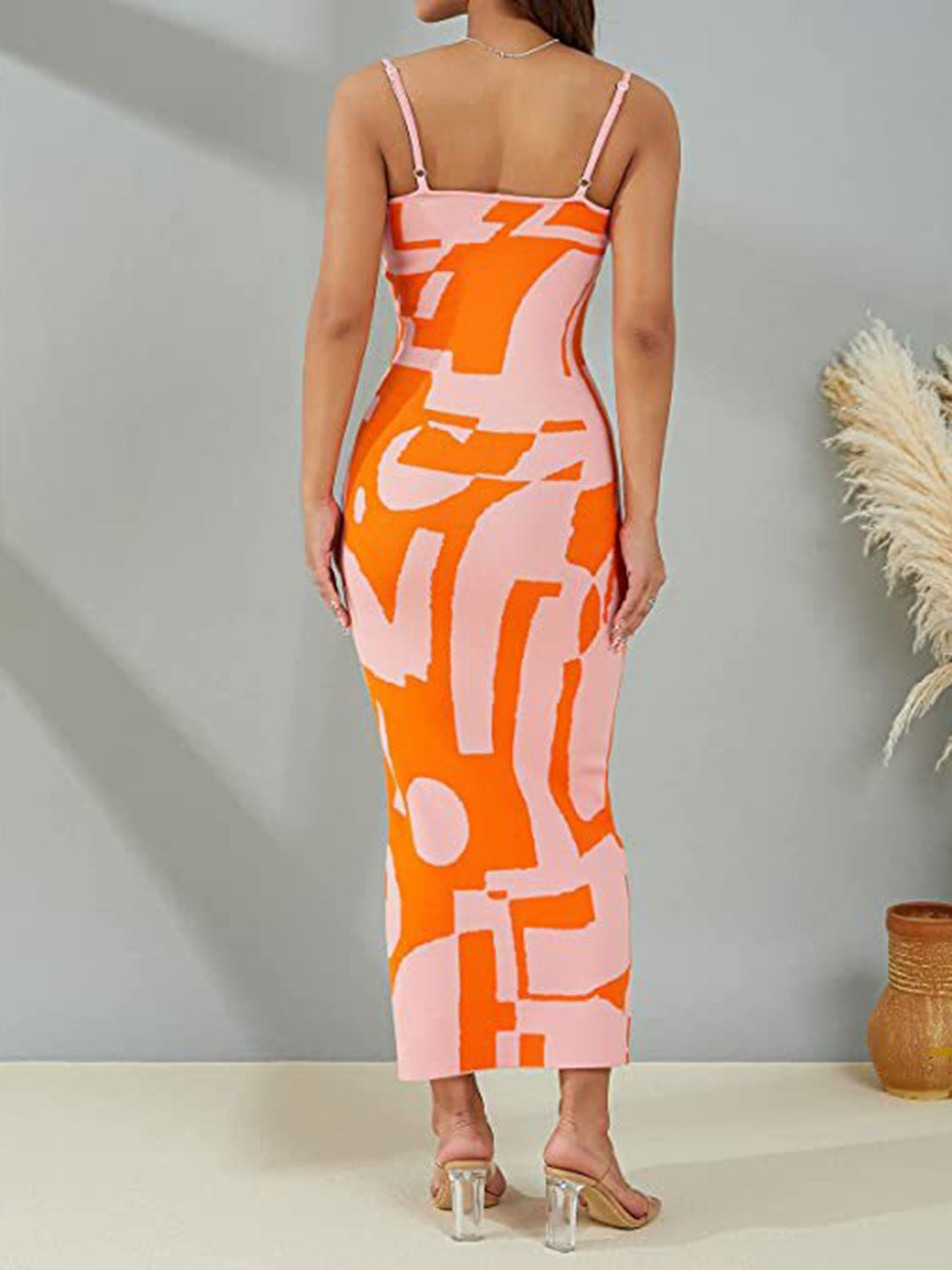 MERCURY Spaghetti Strap Maxi Sweater Dress