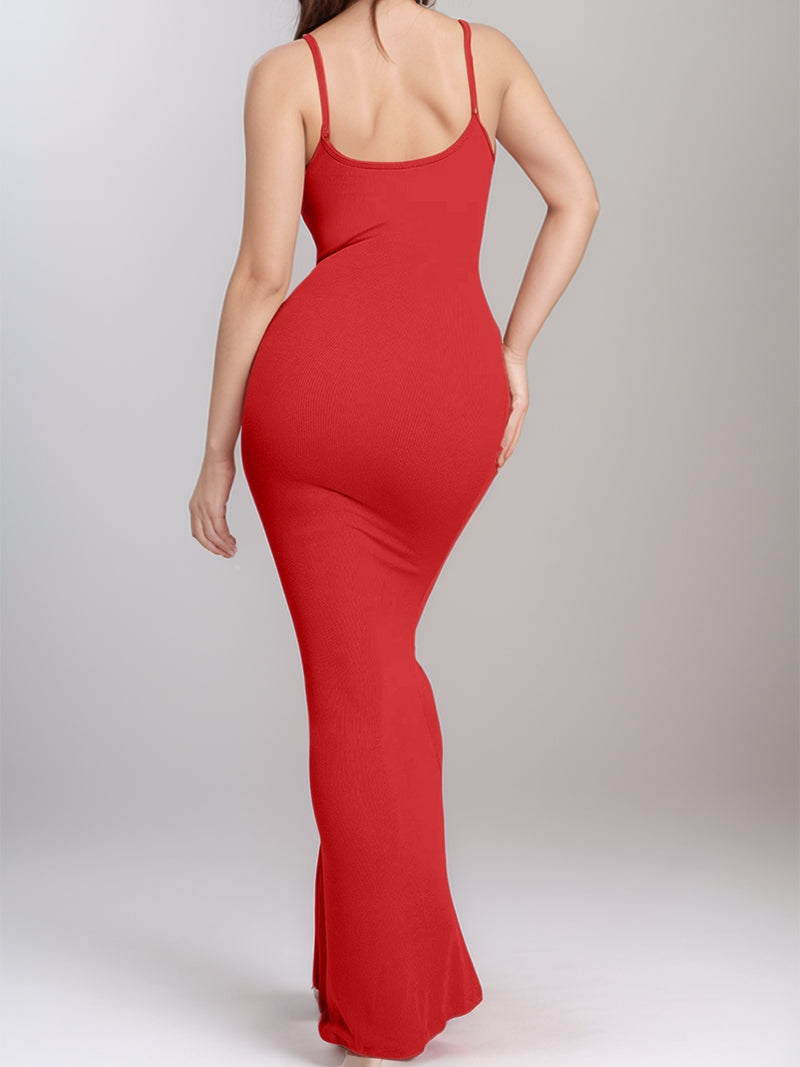 STELLA Built-In Shapewear Sleeveless Maxi Dress