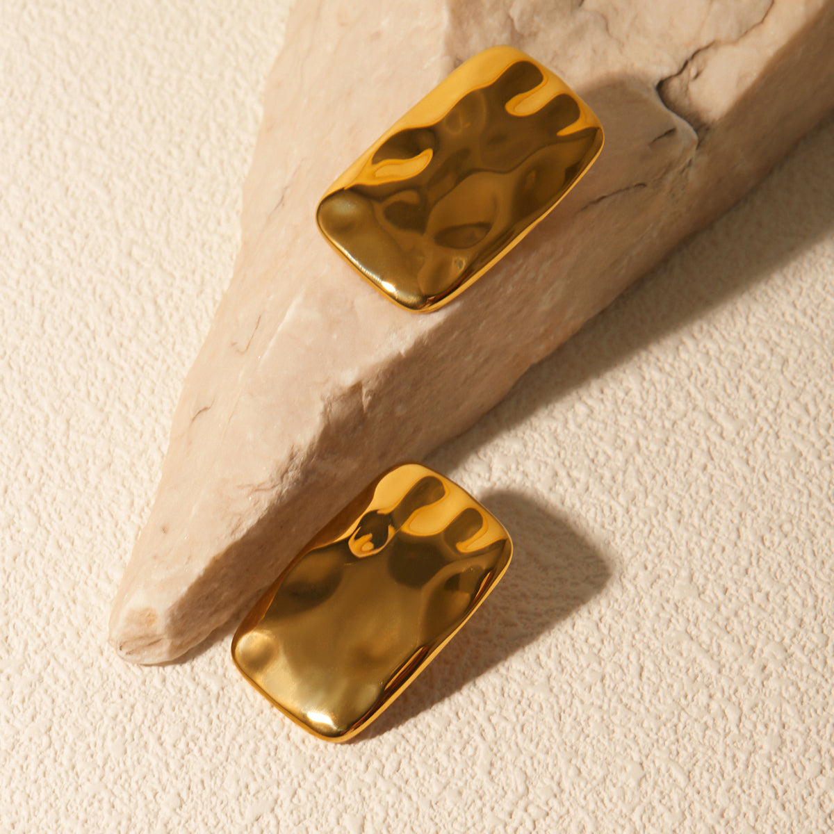 Lolo 18K Gold-Plated Square Earrings