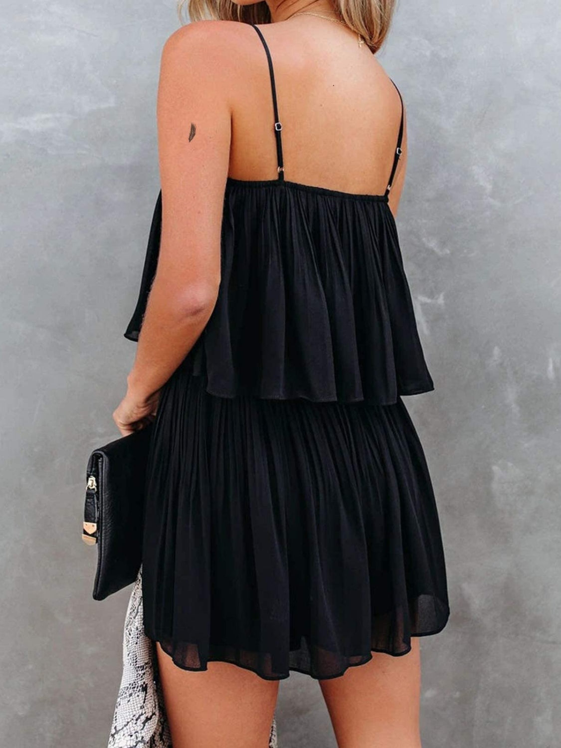 Blowout Ruched Spaghetti Strap Romper