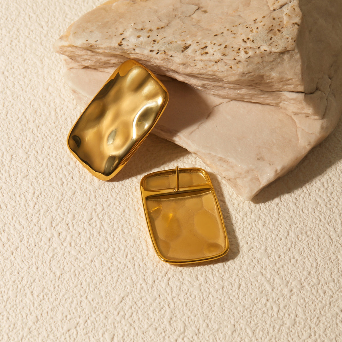 Lolo 18K Gold-Plated Square Earrings