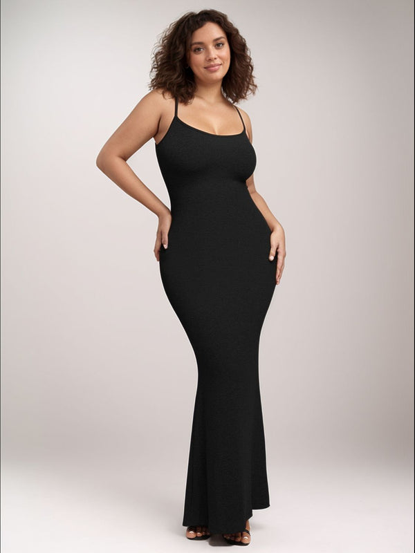 STELLA Built-In Shapewear Sleeveless Maxi Dress