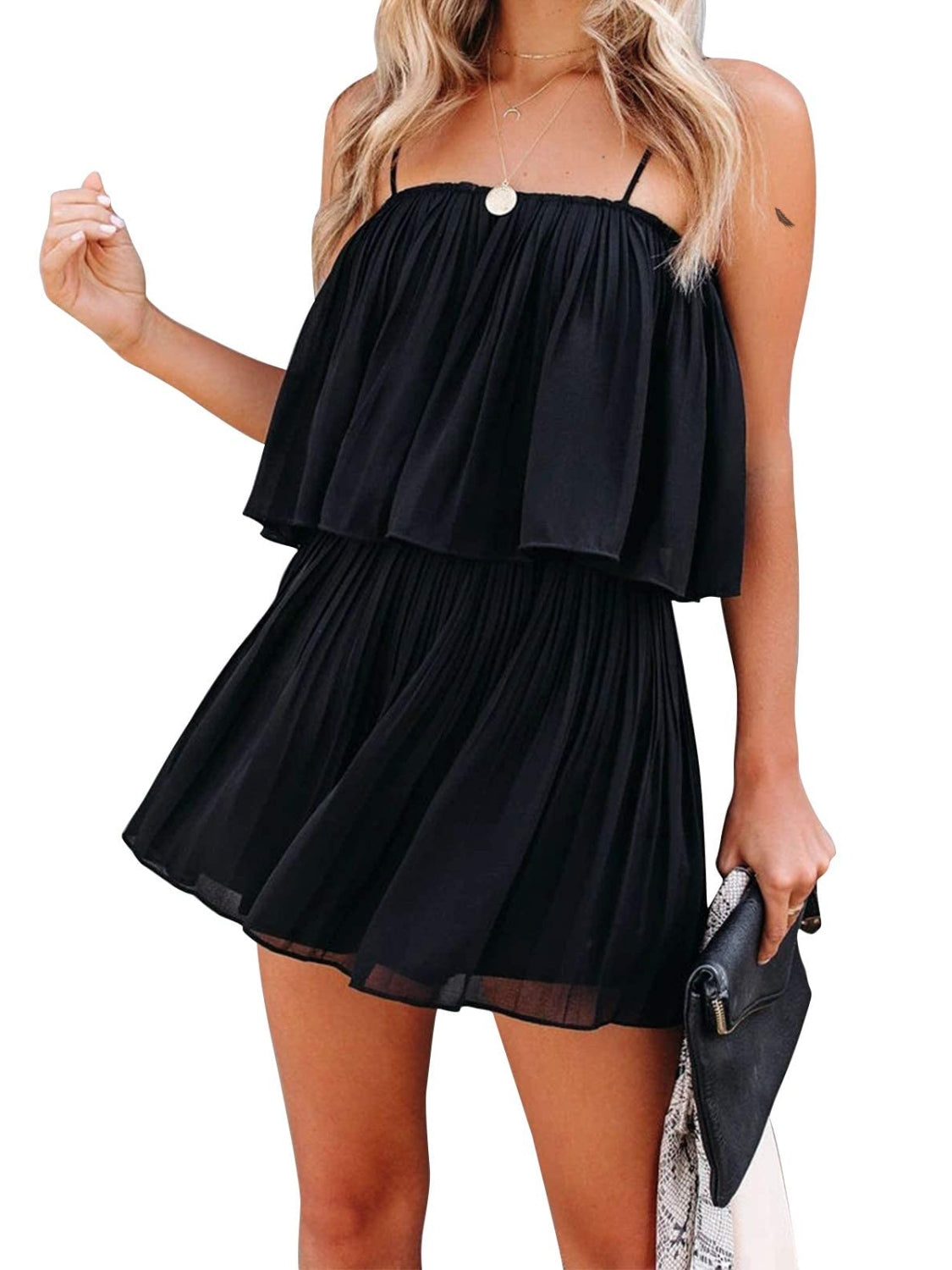 Blowout Ruched Spaghetti Strap Romper