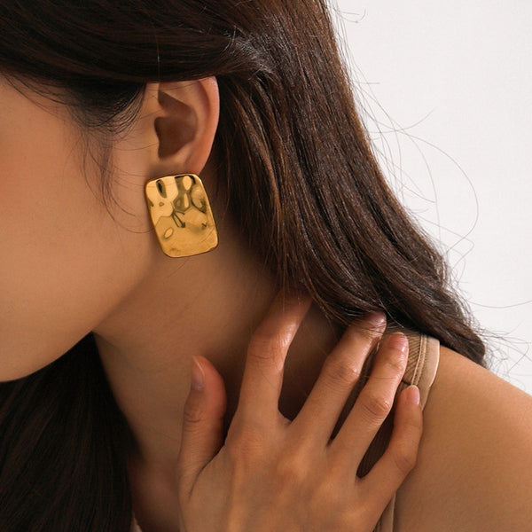 Lolo 18K Gold-Plated Square Earrings