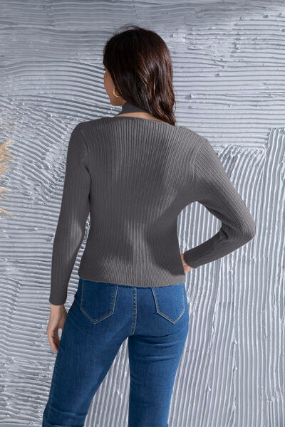 Halter Neck Long Sleeve Sweater