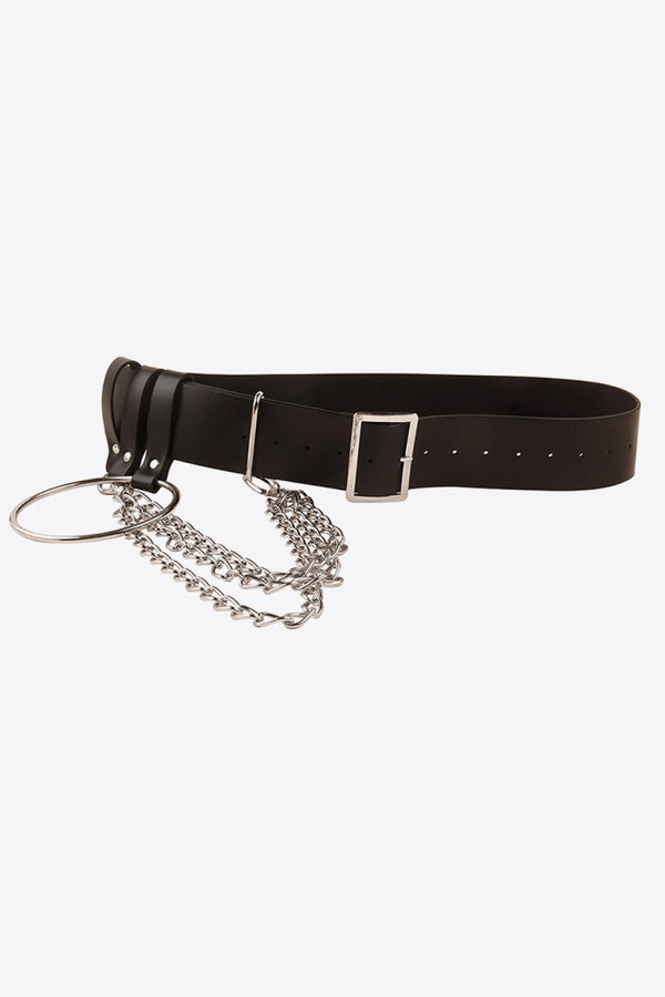 PU Belt with Chains